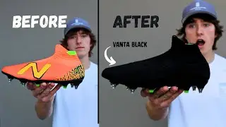 I Made The World's BLACKEST Soccer Cleats