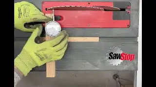 SawStop Compact Table Saw Blade Alignment