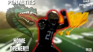 CFB 26 DYNASTY REBUILD | EP.26 | FIRST HOME GAME of the SEASON