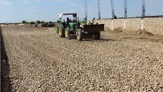 WBM Preparation with Grader | Road Construction Work #sitework #shorts #reels #civilwork 