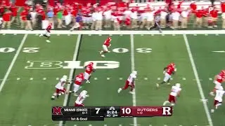 Bo Mascoe With The INT vs. Miami(OH) | Rutgers Football | 09/06/2025