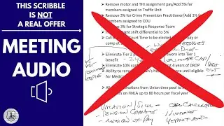 Jupiter Police Union Bargaining Session | Hear the Truth