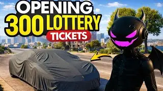 Opening 300 Lottery Tickets In GTA 5 Grand RP | Spent $3 Million | Which Car I Won?