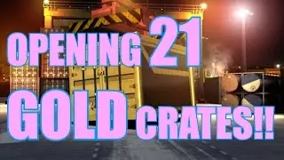 RR: OPENING 21 GOLD CRATES!!