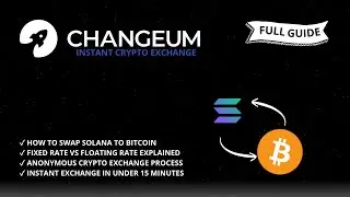 How to swap Solana (SOL) to Bitcoin (BTC) without verification using Changeum.io.