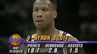 Byron Scott 21 pts 11 rebs (1991 WCSF Game 4)