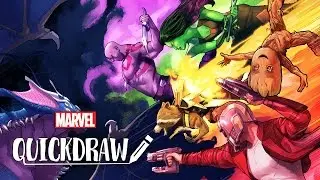 Watch the Guardians of the Galaxy come to life - Marvel Quickdraw