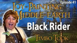 Painting a Black Rider in the Shire | The Joy of Painting Middle Earth | Artwork Tutorial from LotR