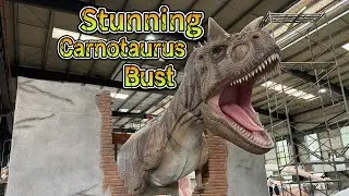 Gengu Carnotaurus Animatronic Dinosaur | Life-Size Prehistoric Predator
