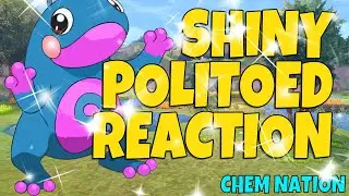 SHINY POLITOED REACTION | ISLE OF ARMOR | Pokemon Sword and Shield