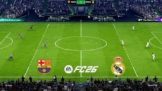 FC 26 Rush Mode &mdash; &laquo;Барселона&raquo; против &laquo;Реал Мадрид&raquo; &mdash; полный игровой процесс 5 на 5