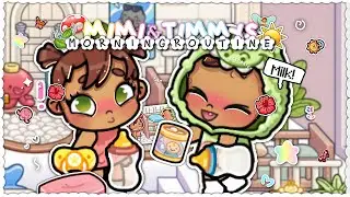 🍒‧˚꒰🐾୭ ˚. ᵎᵎ🍄🍃УТРЕННЯЯ РУТИНА МИМИ И ТИММИ*🌻☀️|Мир Аватара + озвучка🧚‍♀️