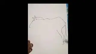 How to draw horses //#shortsfeed #viral#drawing