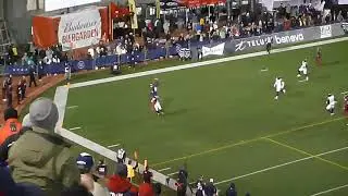 Montreal Alouettes WR Reggie White Jr. catches a 2-point convert vs. Hamilton Tiger-Cats 9/23/22