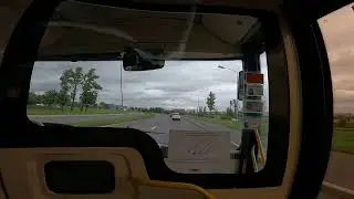 39Э: Аэропорт Пулково - ст.м.Московская (из окна автобуса), август 2021 года