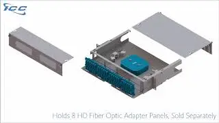 ICC  HD Fiber Optic Rack Mount Enclosure