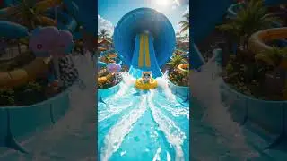 Funniest Cat Reactions to Water Slides! #cats #kittens #pets #shorts #catvideos #catlovers #funny
