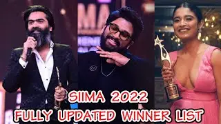 SIIMA Awards 2022 Fully Updated Winners List