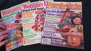 [ASMR] 🕸️Flipping Through '90s Halloween Magazines 🎃