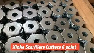 250mm Walk Behind Scarifier Accessories Tungsten Carbide Drum Cutters