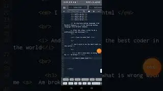 Strike through and italice tags in HTML, Basic Html Level 1.@baraksh_company
