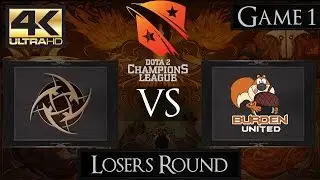 Dota 2 NiP vs Burden United | D2CL Season 5 [4k]