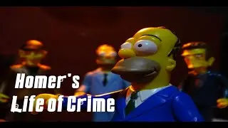 Homer's Rise in The Mafia (Stop Motion Crime Series) | Die Cast City |