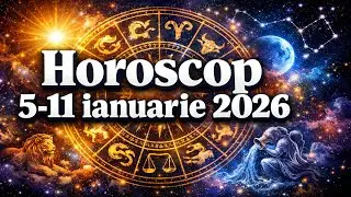 HOROSCOP 5-11 IANUARIE 2026. PREVIZIUNI PENTRU TOATE ZODIILE 🌌 STRATEGII PENTRU SUCCES ȘI BANI!