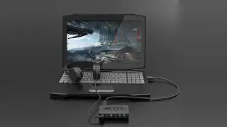 DigitalLife 7.1 Channel USB Audio Adapter - External Sound Card (U2AUDIO7-1)