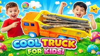 Toy Truck Videos for Kids 🚚 | Garbage & Construction Trucks for Toddlers