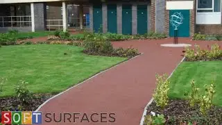 Resin Bound Gravel Terracotta Pathway Installation In Warrington, Cheshire | Resin Bonded Pavement