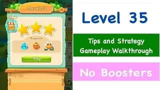 Farm Heroes Super Saga Level 35 Tips and Strategy Gameplay Walkthrough No Boosters