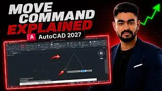 AutoCAD Beginner Course | How to Move Objects in AutoCAD Tutorial