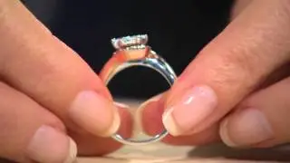 Two-Tone Swirl Cluster Design Diamond Ring, 14K, 1/2 cttw, by Affinity with Nancy Hornback