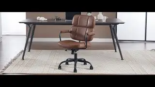 Wahson Chaise de Bureau Moderne en Similicuir, Chaise Bureau &agrave; roulettes