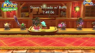 Kirby and the Forgotten Land - Ultimate Cup Z (Storm Tornado w/Buffs): 7:49.06