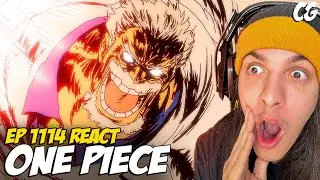 HYPE DEMAIS!!! GARP GALAXY IMPACT!🔥 - React One Piece EP 1114