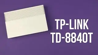 Распаковка TP-LINK TD-8840T