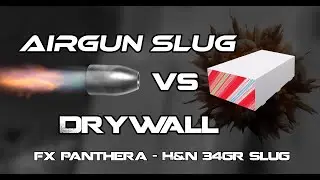 Airgun Slugs: The Penetration Test - FX Panthera - H&N 34gr heavy at 990 FPS
