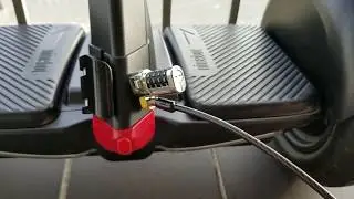 Install a Kensington ClickSafe Laptop Lock onto your Segway Ninebot Minipro