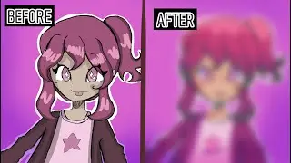 how i colored 4 years ago VS now : shading & coloring tips