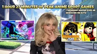 1 Hour And 27 Minutes Of Peak Roblox Anime Sport Games (Blue Lock Rivals & Basketball Zero Gameplay)
