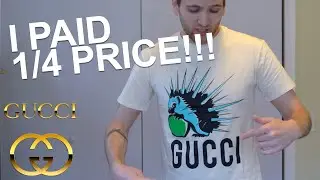 can an ADULT wear KIDS' SIZE GUCCI SHIRTS??? Cheap, real GUCCI hack!
