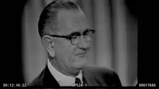 @TheLBJLibrary  @CBSNews Coverage of the 1964 @DemConvention  (8-27-1964) (10:30 P.M. - 10:49 P.M.)