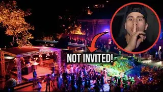 Sneaking Into BIG LA Party.. (SECURITY INVOLVED!!)
