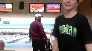 Just us Bowling a practice game (bowling ASMR)