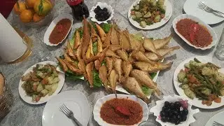 #طريقة_قلي السمك الروبيو و الفانيكا مرفوق صلصة الطماطم