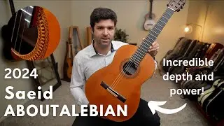 The Explosive Power of This Saeid Aboutalebian Cedar/Balsa Double Top Guitar | GuitarCollection.com