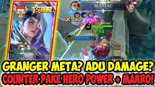 MUKBANG USER GRANGER 0 KILL! BUILD LESLEY COUNTER GRANGER! | Top Global Lesley Build Tersakit