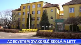 Az egyetem gyakorlóiskolája lett